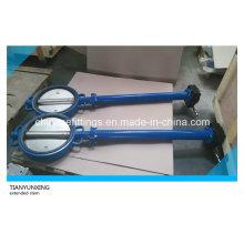 Soft Seal Wafer Extended Stem Extension Spindle Butterfly Valve